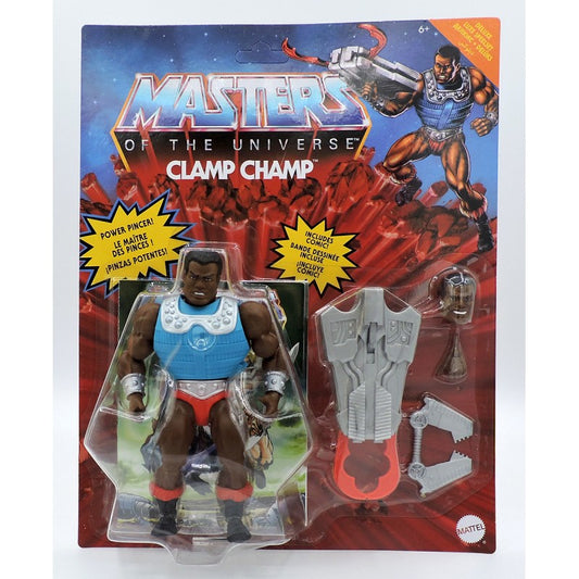 Masters of the Universe Origins 2021 Clamp Champ Deluxe Action Figure (damaged packaging)