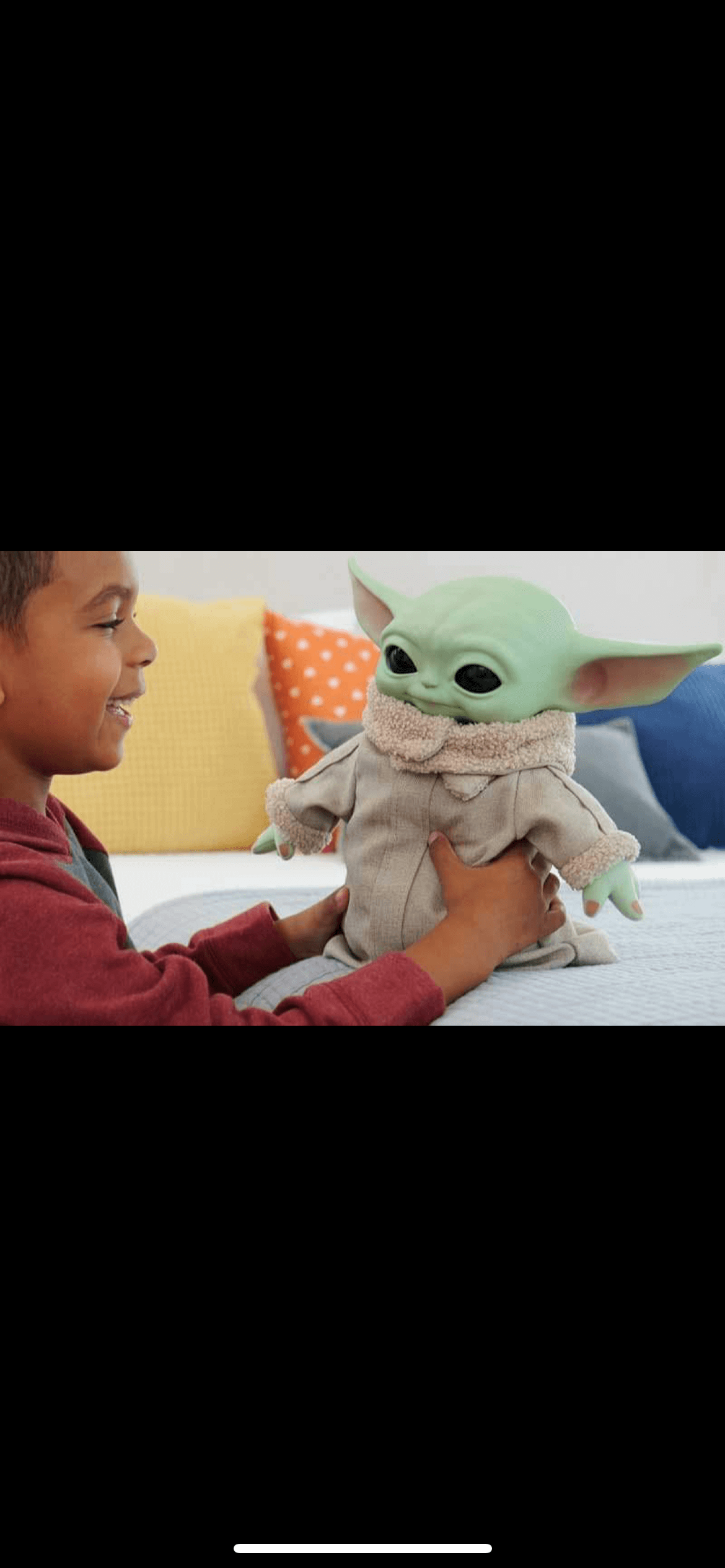 Star Wars Squeeze & Blink Grogu Feature Plush