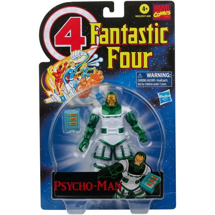 MARVEL LEGENDS SERIES RETRO FANTASTIC FOUR PSYCHO-MAN 6" ACTION FIGURE