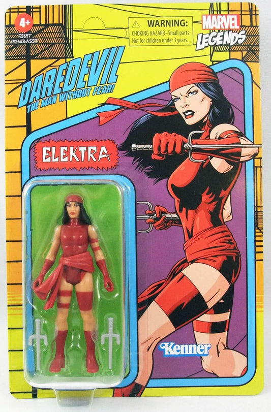 Hasbro Marvel Legends Daredevil Elektra Retro 3.75-in Action Figure
