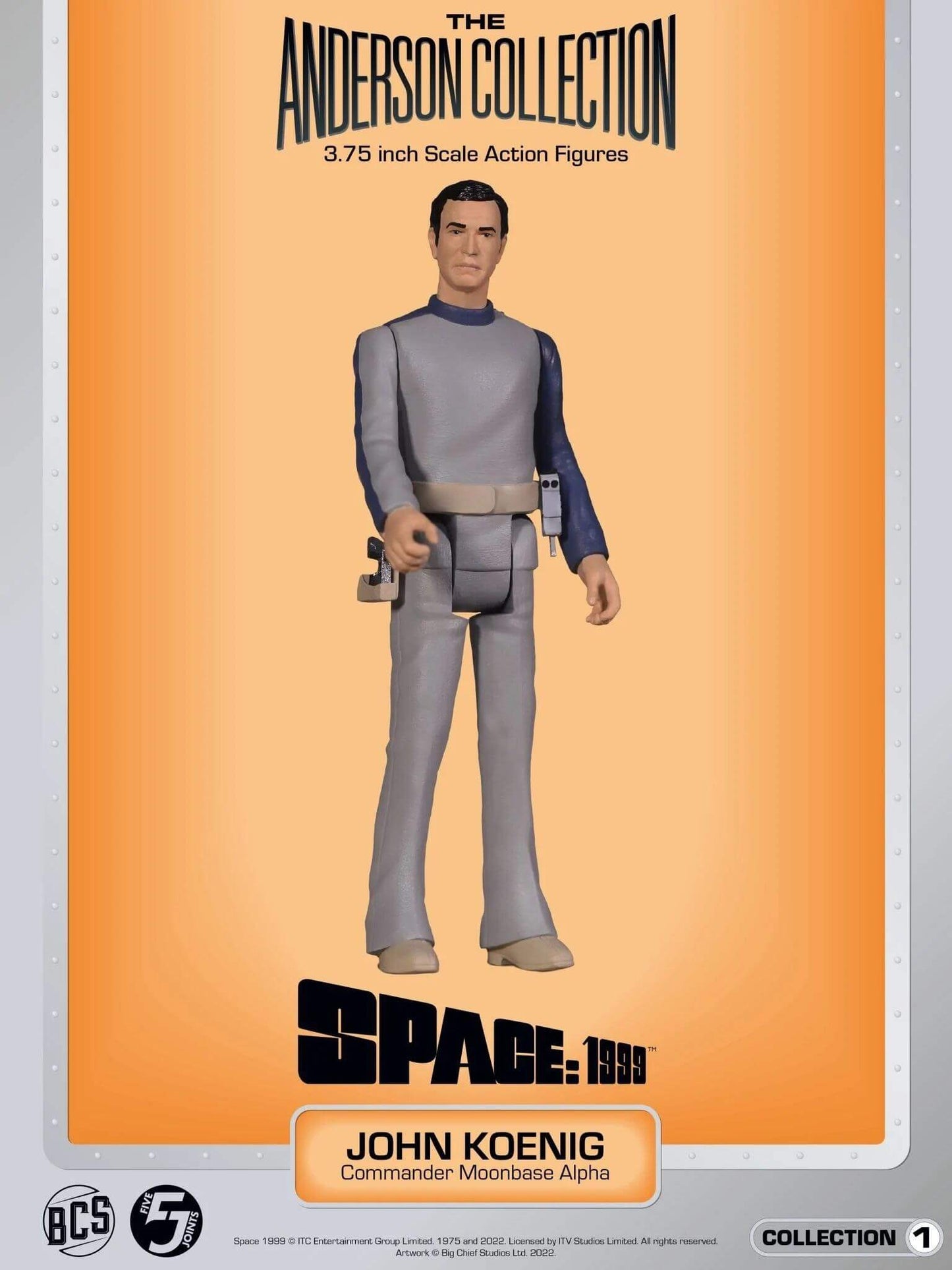 Pre-order July 2023 The Anderson Collection: Wave 1: Space: 1999: Action Figure: John Koenig