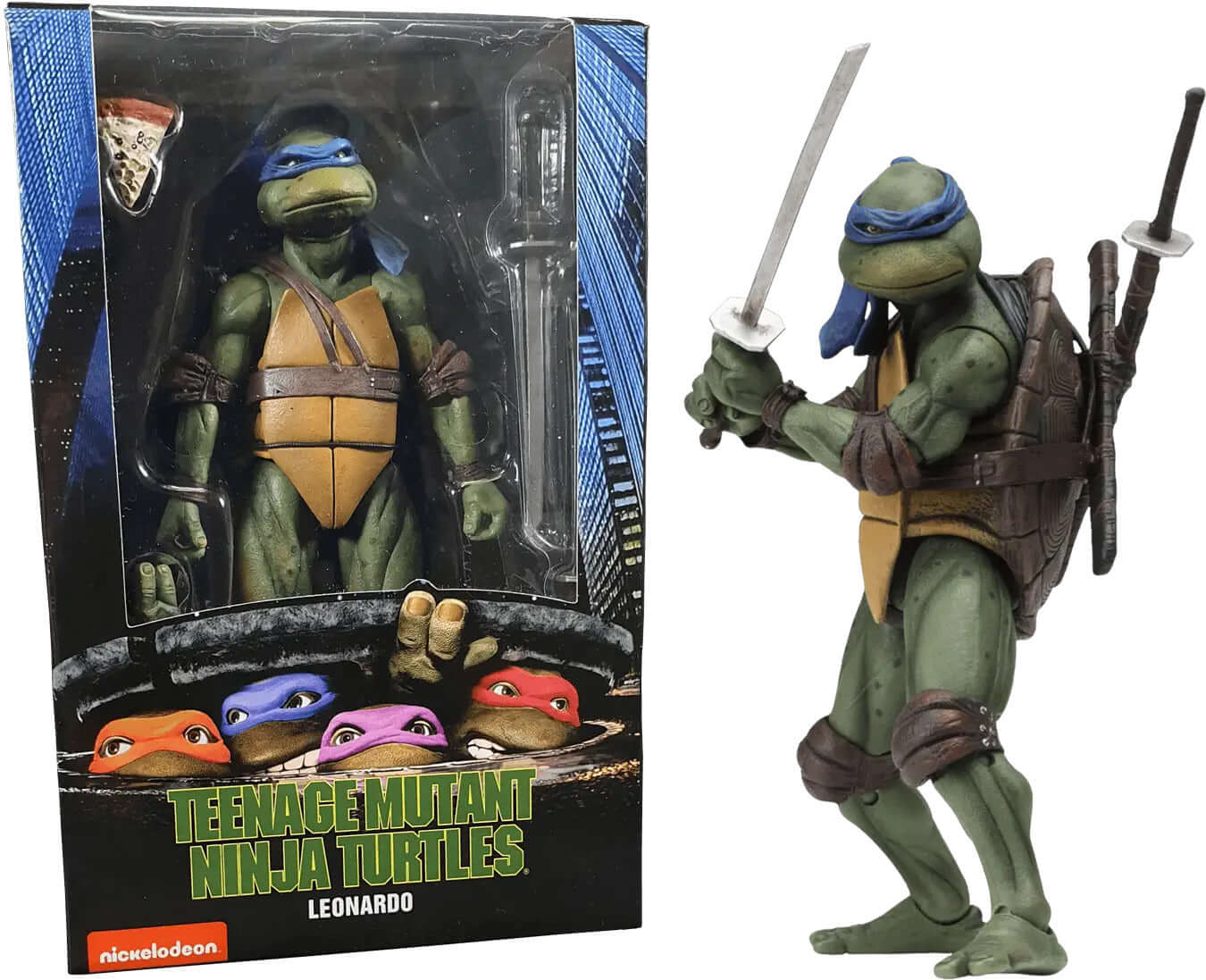 NECA Teenage Mutant Ninja Turtles 1990 Movie 7" Scale Action Figure - Leonardo