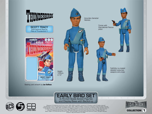 Pre-order July 2023 The Anderson Collection: Wave 1: Thunderbirds: Action Figure: Scott Tracy