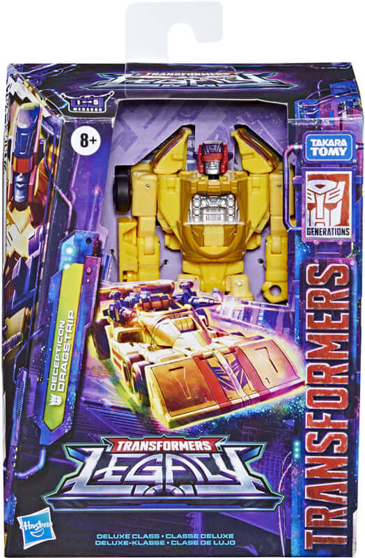 TRANSFORMERS GENERATIONS LEGACY EV DELUXE DRAGSTRIP