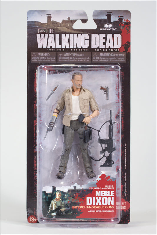 Mcfarlane Walking Dead TV Series Merle Dixon (slight crease on card)