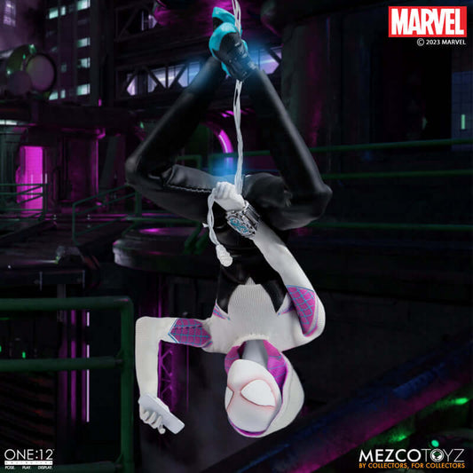 Pre-order February 2024 Mezco One:12 Collective Spider-Man Spider Gwen ( Ghost Spider )