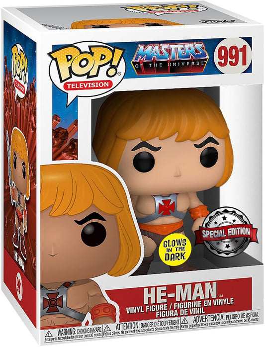 Masters of the Universe POP! & Tee Box He-Man heo EU Exclusive Size M