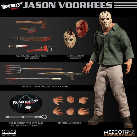 MEZCO ONE:12 COLLECTIVE Friday the 13th Part 3 Jason Voorhees